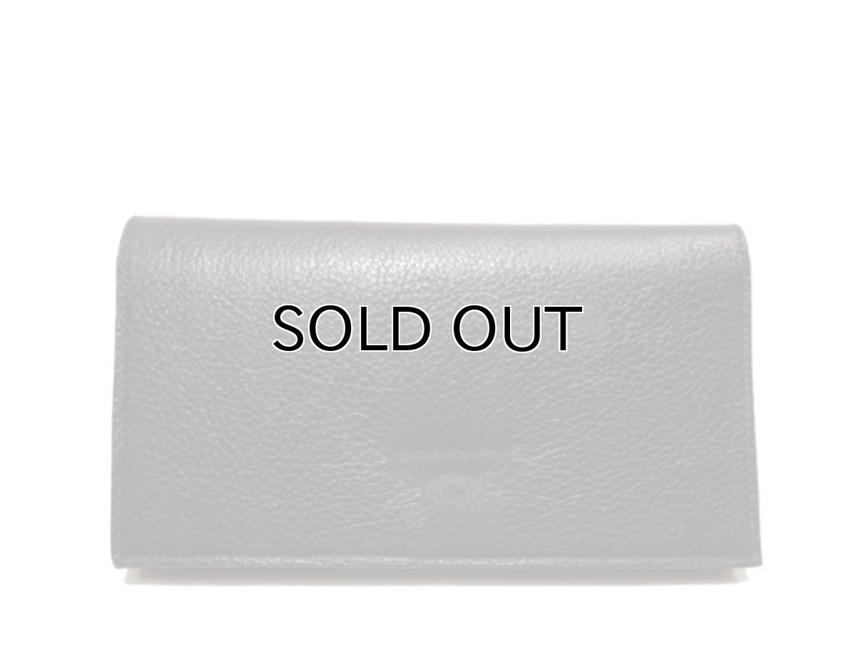 画像3: "JUTTA NEUMANN" Leather Wallet "the Waiter's Wallet"  color : Black / Lavender　長財布 (3)