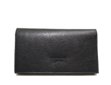 画像3: "JUTTA NEUMANN" Leather Wallet "the Waiter's Wallet"  color : Black / Lavender　長財布 (3)