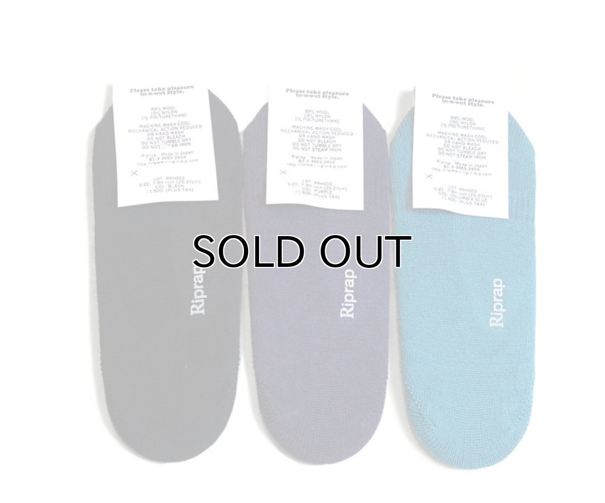 画像3: Riprap HALISON Australian MERINO "INVISIBLE SOCKS"　size FREE (3)