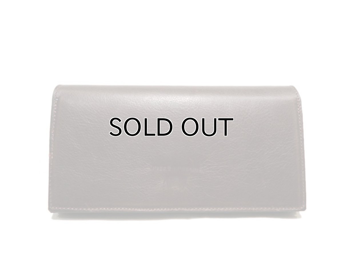 画像3: "JUTTA NEUMANN" Leather Wallet "the Waiter's Wallet"  color : Brown / Light Blue　長財布 (3)