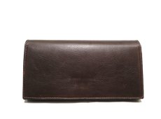 画像3: "JUTTA NEUMANN" Leather Wallet "the Waiter's Wallet"  color : Brown / Light Blue　長財布 (3)