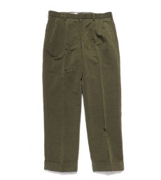 画像2: Riprap "TWO TUCK SLACKS"　color : OLIVE　size : LARGE-R (2)