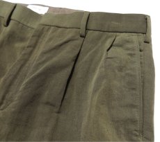 画像5: Riprap "TWO TUCK SLACKS"　color : OLIVE　size : LARGE-R (5)