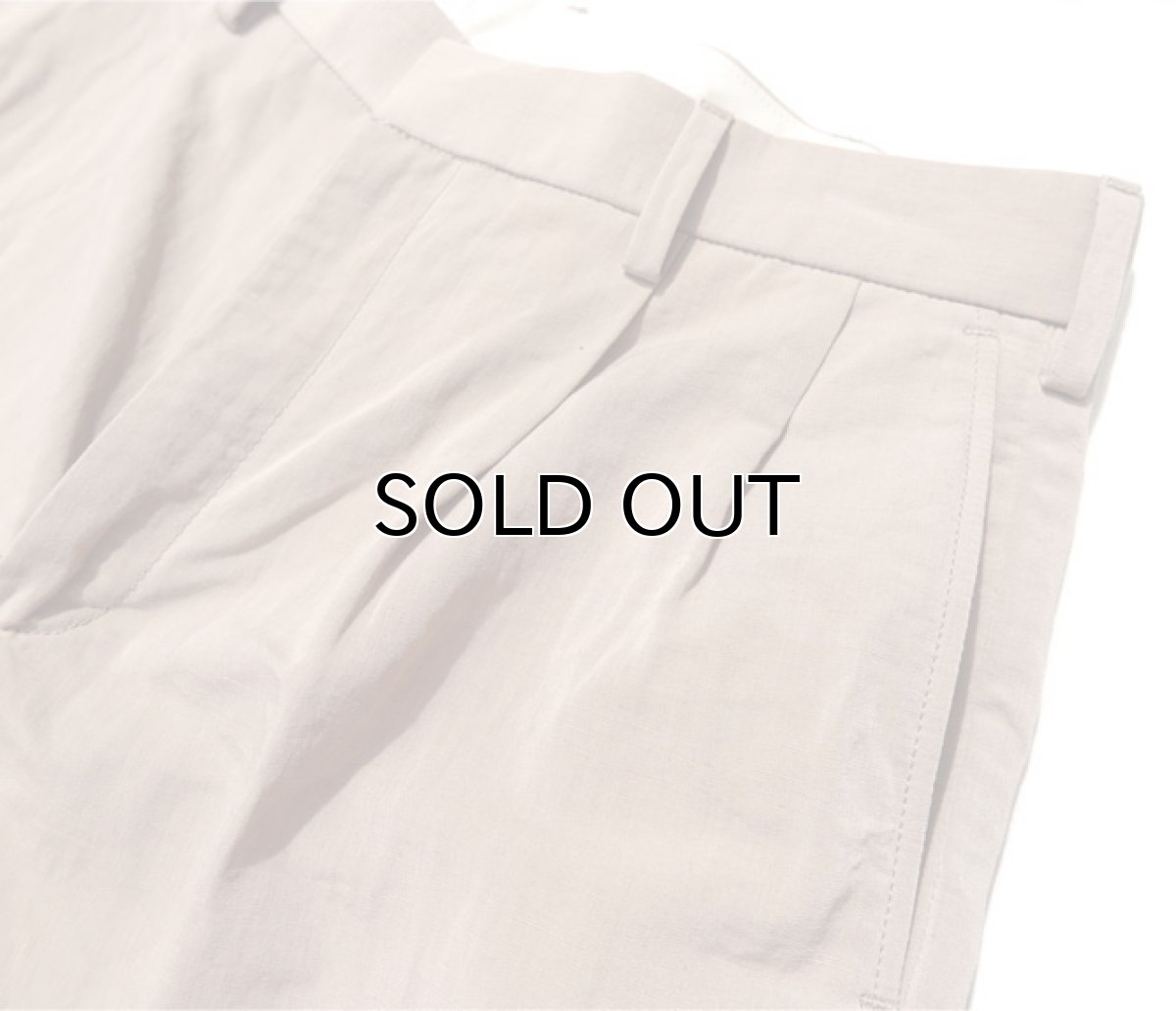 画像5: Riprap "TWO TUCK SLACKS"　color : BEIGE　size : SMALL-R, MEDIUM-R, LARGE-R (5)