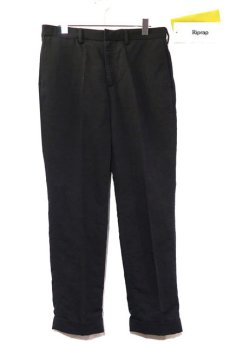 画像1: Riprap "NO TUCK SLACKS"　color : BLACK　size : LARGE-R (1)