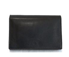 画像3: "JUTTA NEUMANN" Leather Wallet "the Waiter's Wallet" Medium Size　color : Black / Lime Green (3)