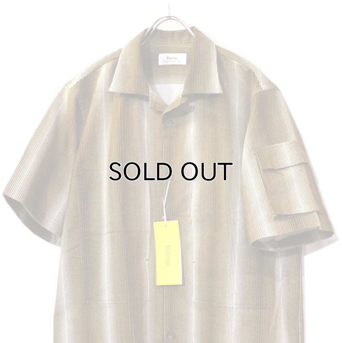 画像11: Riprap "3M STRIPE MIX POCKET S/S SHIRTS"　color : OLIVE (11)