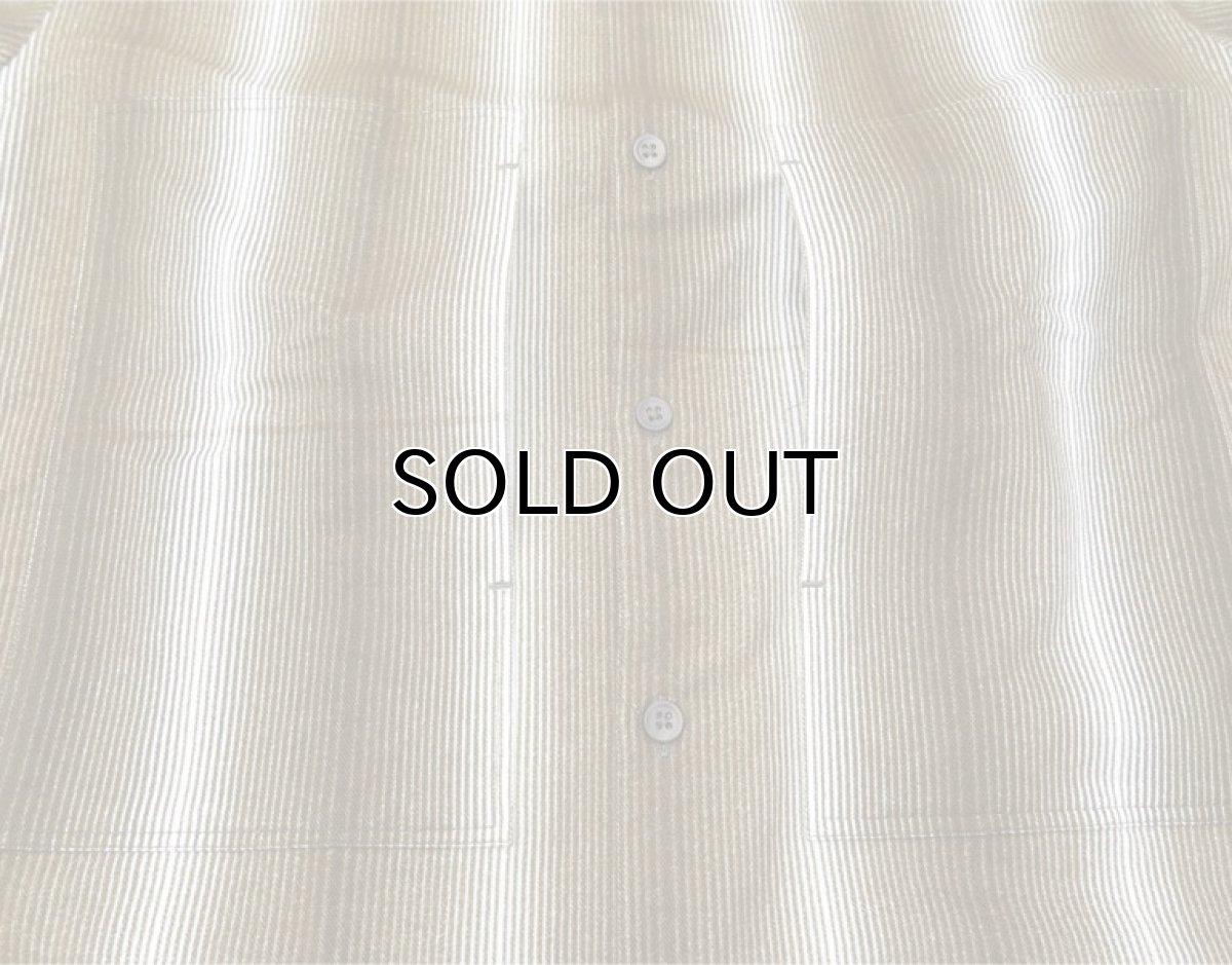 画像7: Riprap "3M STRIPE MIX POCKET S/S SHIRTS"　color : OLIVE (7)