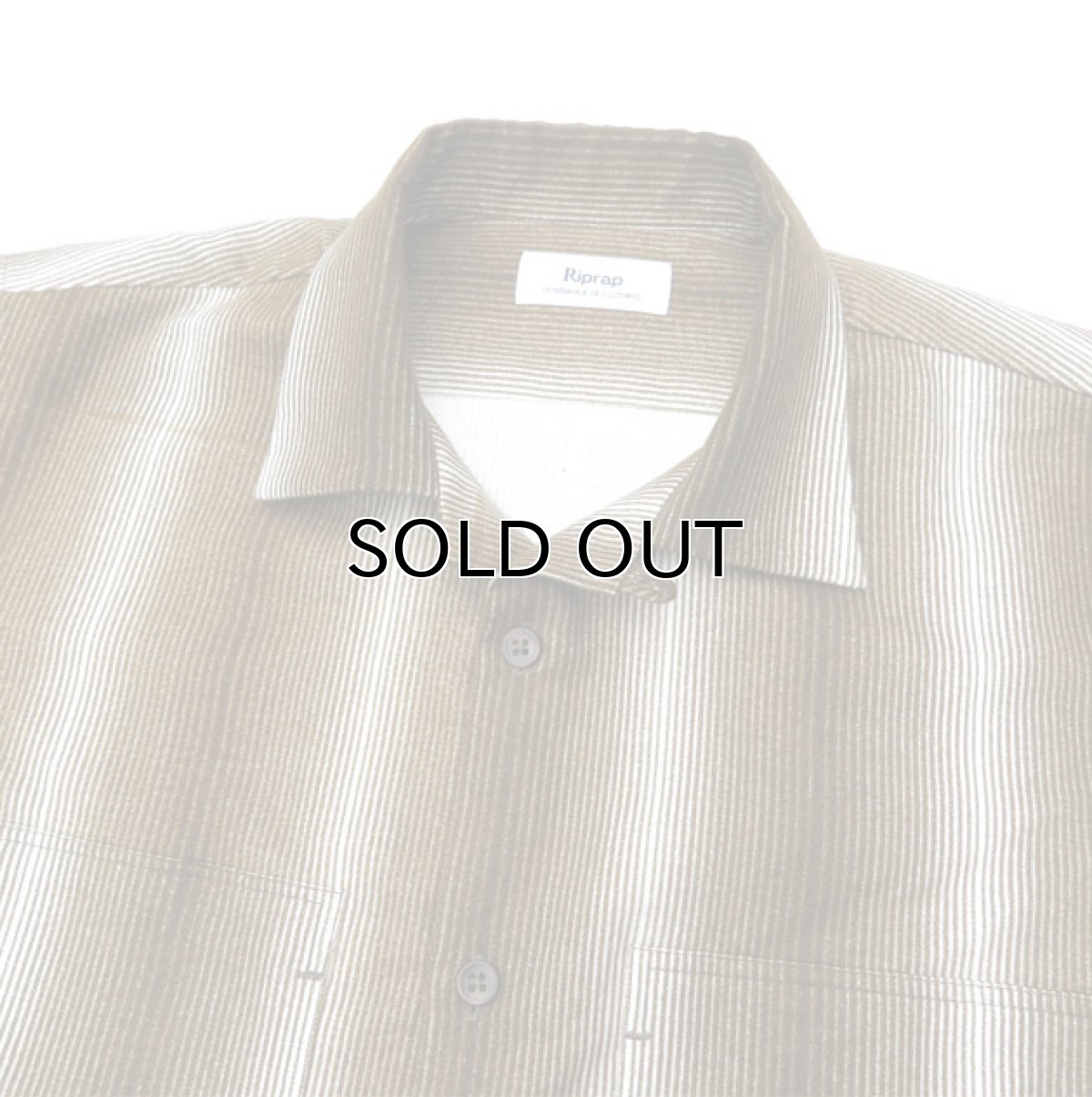 画像5: Riprap "3M STRIPE MIX POCKET S/S SHIRTS"　color : OLIVE (5)