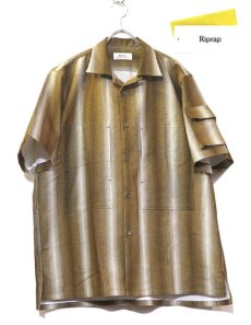 画像1: Riprap "3M STRIPE MIX POCKET S/S SHIRTS"　color : OLIVE (1)