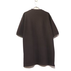 画像3: Riprap "CREW NECK POCKET POLO SHIRTS" 　color : DARK BROWN　size : LARGE (3)