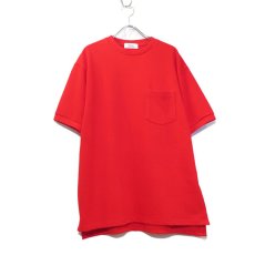 画像2: Riprap "CREW NECK POCKET POLO SHIRTS" 　color : CHERRY　size : LARGE (2)