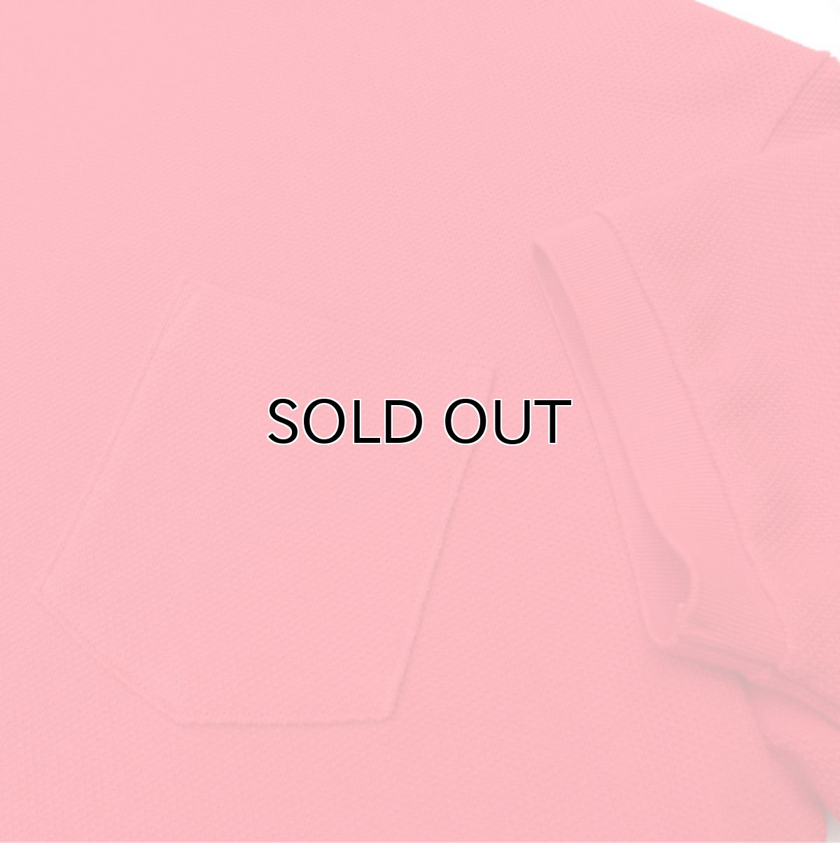 画像6: Riprap "CREW NECK POCKET POLO SHIRTS"  color : CHERRY size : LARGE (6)