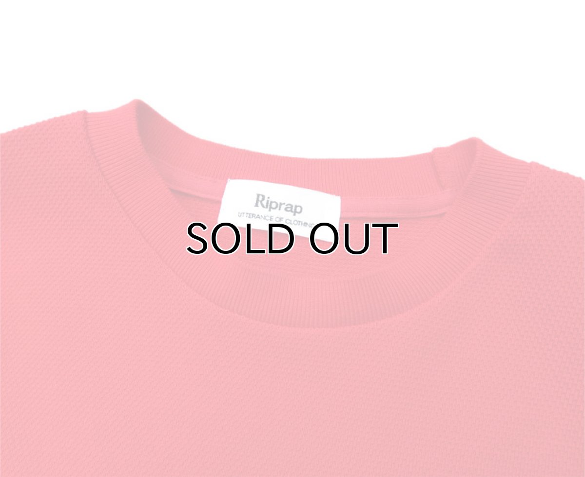 画像5: Riprap "CREW NECK POCKET POLO SHIRTS"  color : CHERRY size : LARGE (5)