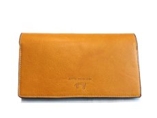 画像3: "JUTTA NEUMANN" Leather Wallet "the Waiter's Wallet"  color : Mustard / Violet　長財布 (3)