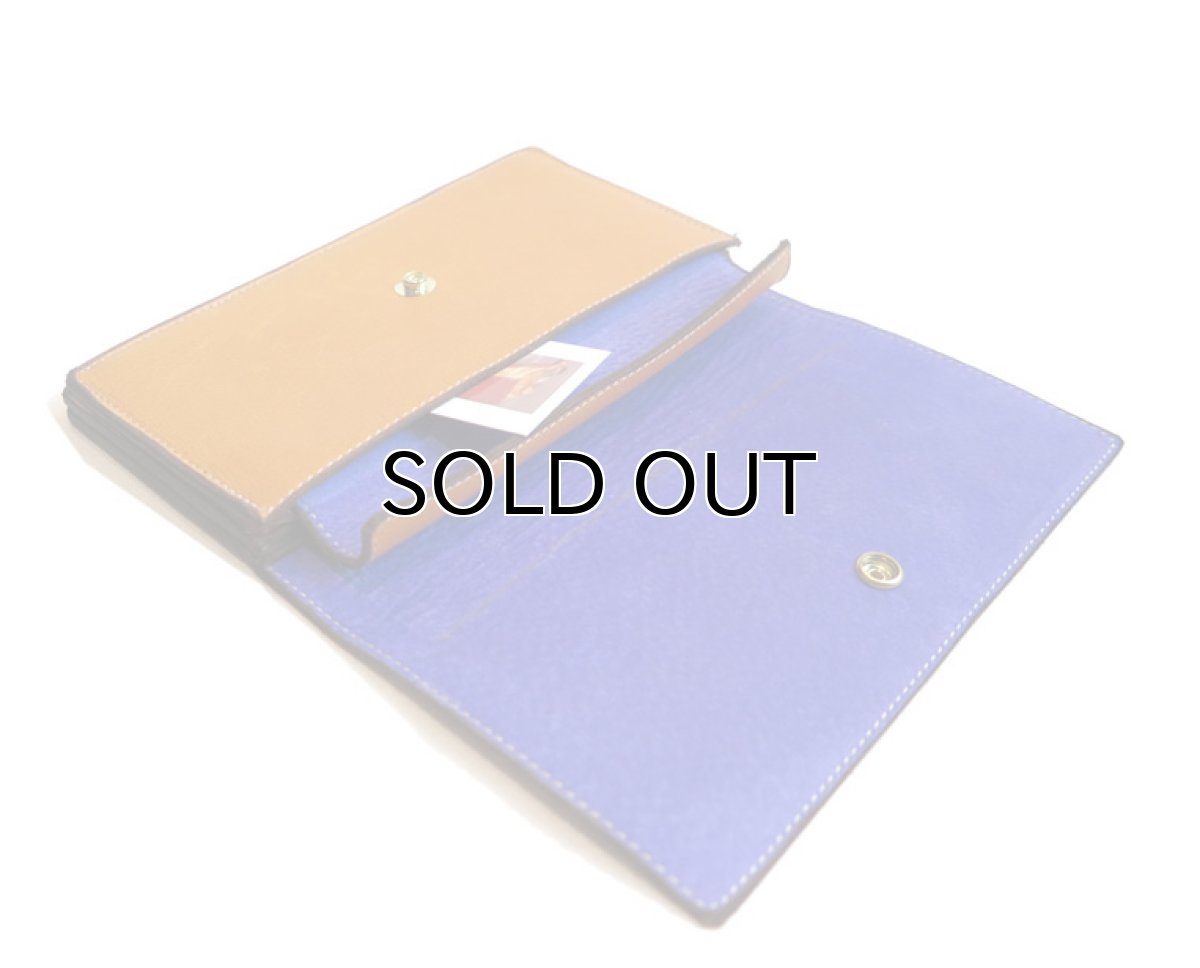 画像6: "JUTTA NEUMANN" Leather Wallet "the Waiter's Wallet"  color : Mustard / Violet　長財布 (6)