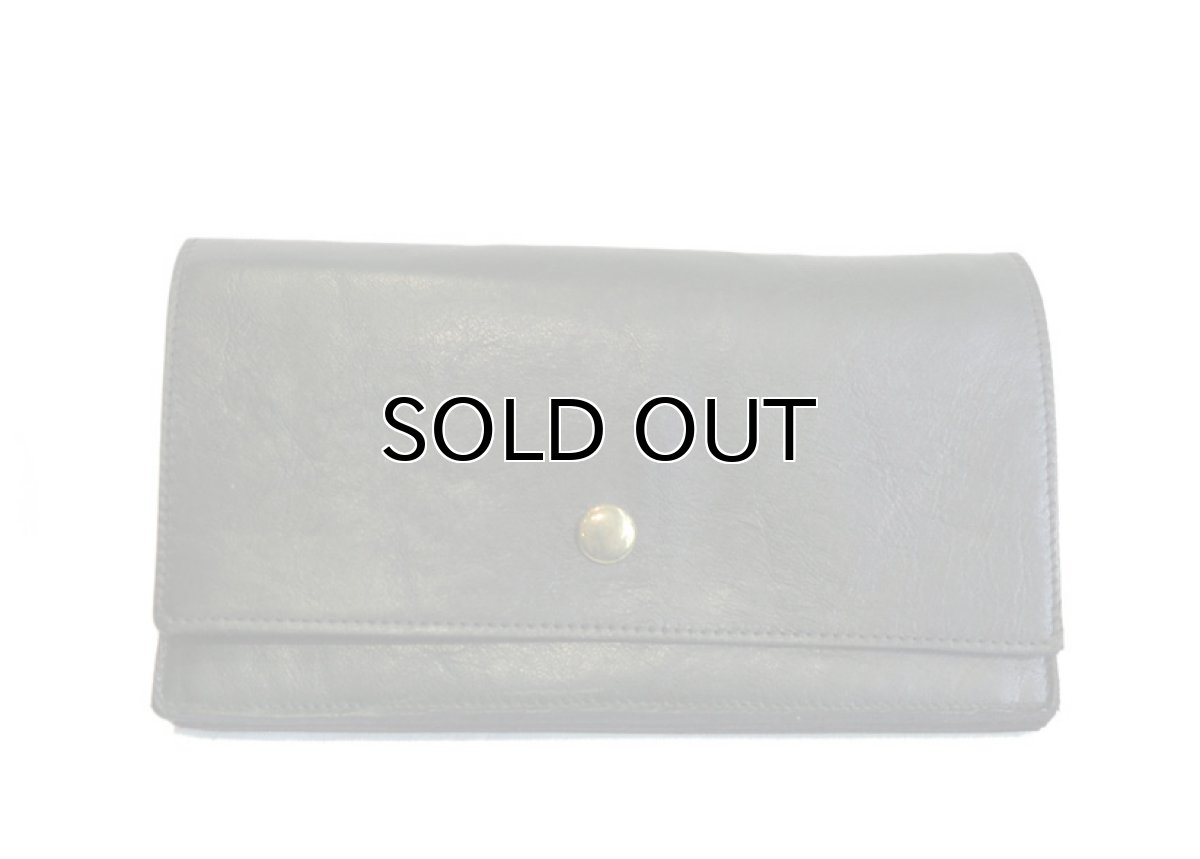 画像2: "JUTTA NEUMANN" Leather Wallet "the Waiter's Wallet"  color : Green / Olive Green　長財布 (2)