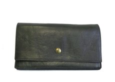 画像2: "JUTTA NEUMANN" Leather Wallet "the Waiter's Wallet"  color : Green / Olive Green　長財布 (2)