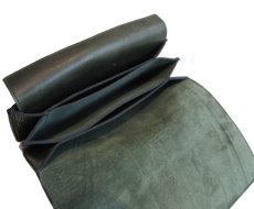 画像8: "JUTTA NEUMANN" Leather Wallet "the Waiter's Wallet"  color : Green / Olive Green　長財布 (8)