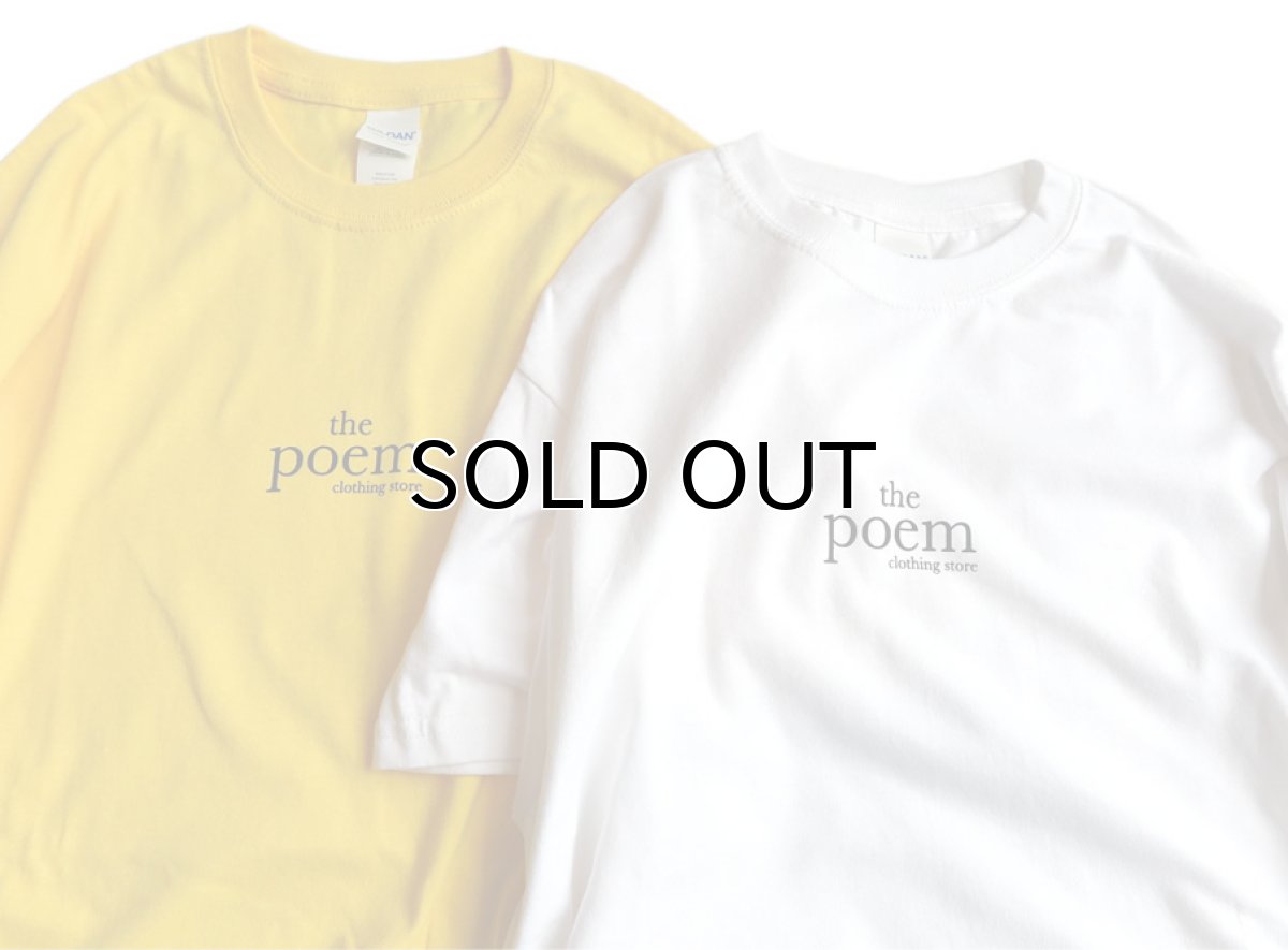 画像3: the poem clothing store "LOGO S/S Tee" YELLOW size S,M,L,XL,2XL (3)