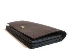 画像5: "JUTTA NEUMANN" Leather Wallet "the Waiter's Wallet"  color : Brown / Yellow Brown　長財布 (5)