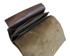 画像8: "JUTTA NEUMANN" Leather Wallet "the Waiter's Wallet"  color : Brown / Yellow Brown　長財布 (8)