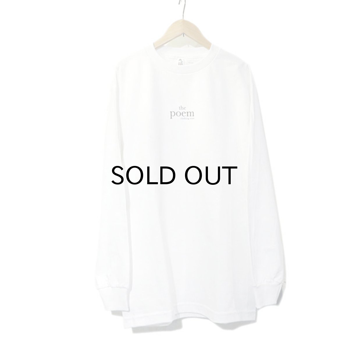 画像2: the poem clothing store LOGO L/S Tee　size S,M,L,XL,2XL (2)
