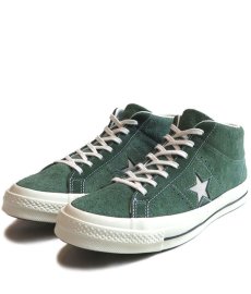 画像1: NEW Converse "ONE STAR" MID Suede Sneaker　GREEN　size 10 (1)