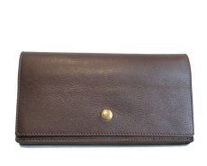 画像2: "JUTTA NEUMANN" Leather Wallet "the Waiter's Wallet"  color : Brown / Yellow Brown　長財布 (2)