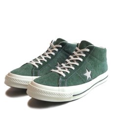 画像2: NEW Converse "ONE STAR" MID Suede Sneaker　GREEN　size 10 (2)