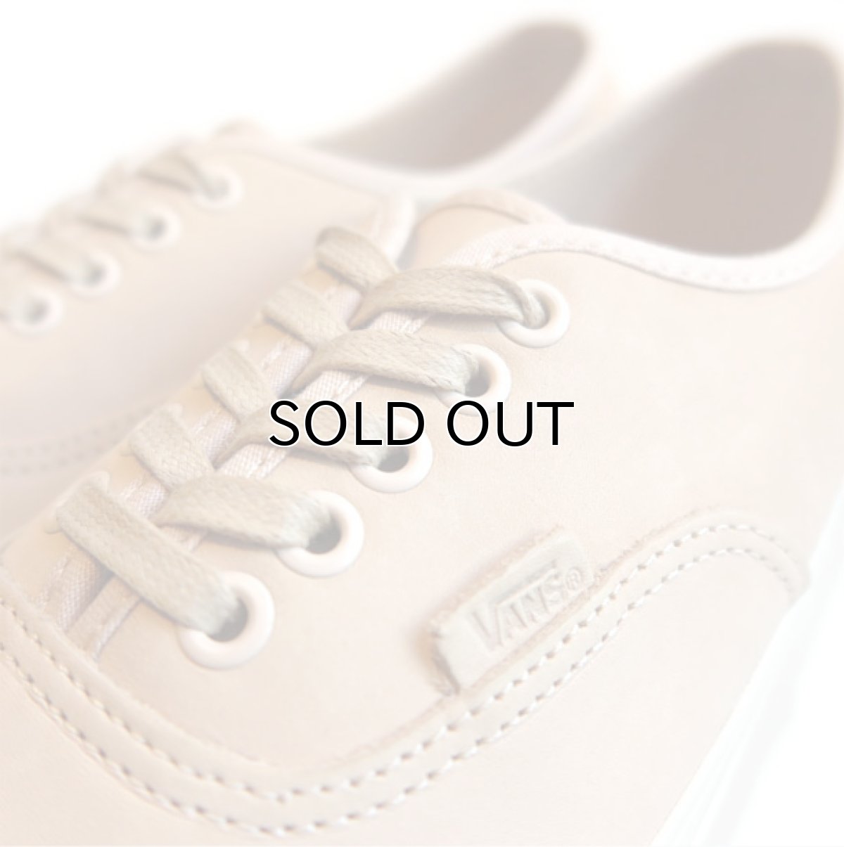 画像6: NEW VANS "AUTHENTIC" Leather Sneaker　VEGGIE TAN　size 10 (6)