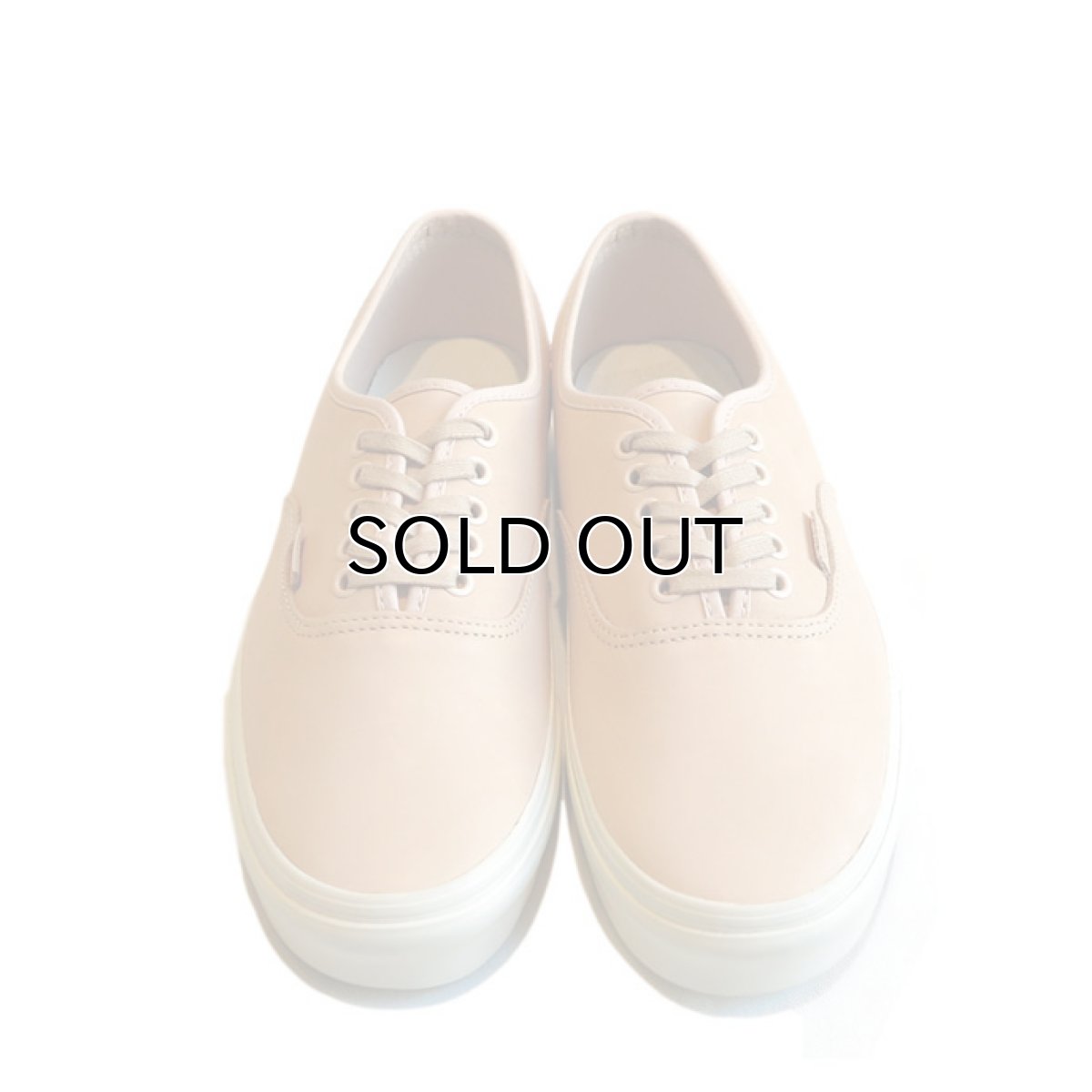 画像3: NEW VANS "AUTHENTIC" Leather Sneaker　VEGGIE TAN　size 10 (3)