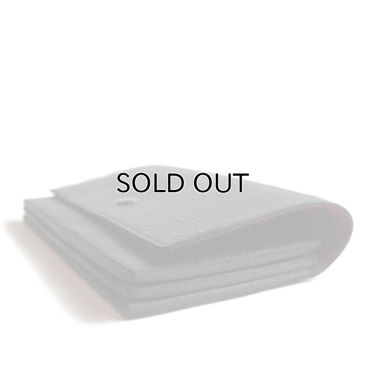 画像4: "JUTTA NEUMANN" Leather Wallet "the Waiter's Wallet"  color : Black / Orange　長財布 (4)