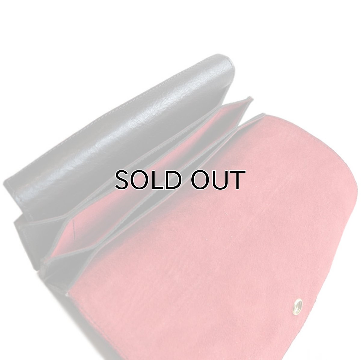 画像7: "JUTTA NEUMANN" Leather Wallet "the Waiter's Wallet"  color : Black / Orange　長財布 (7)