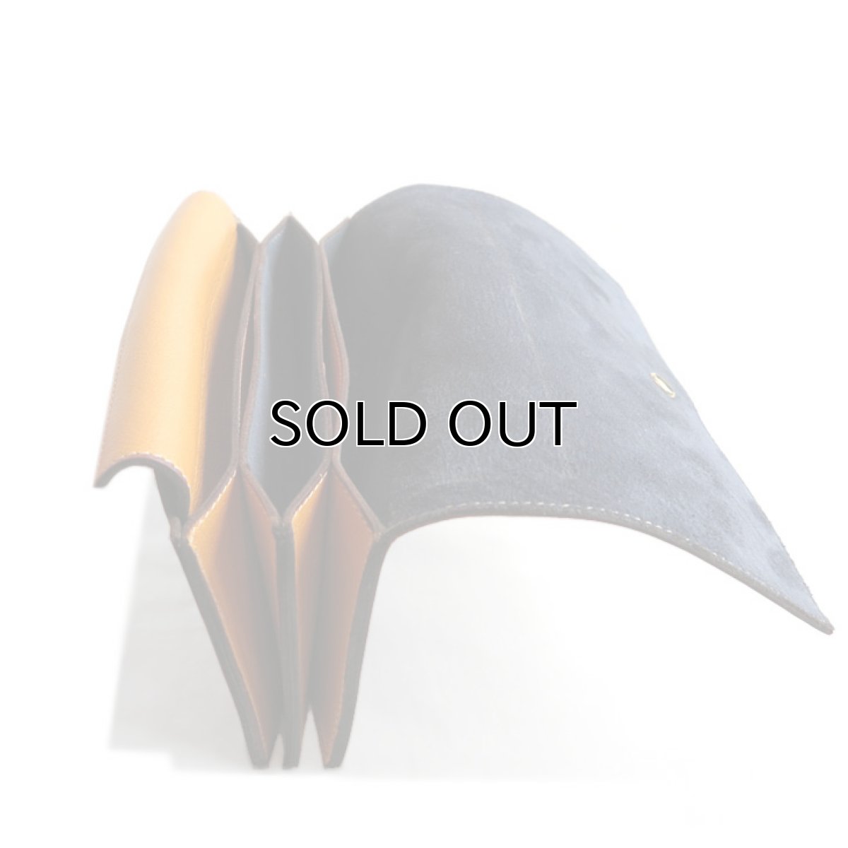 画像6: "JUTTA NEUMANN" Leather Wallet "the Waiter's Wallet"  color : Mustard / Charcoal　長財布 (6)