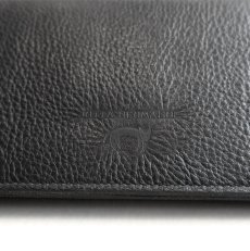 画像10: "JUTTA NEUMANN" Leather Wallet "the Waiter's Wallet"  color : Black / Violet　長財布 (10)