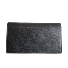 画像3: "JUTTA NEUMANN" Leather Wallet "the Waiter's Wallet"  color : Black / Orange　長財布 (3)