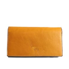 画像3: "JUTTA NEUMANN" Leather Wallet "the Waiter's Wallet"  color : Mustard / Charcoal　長財布 (3)