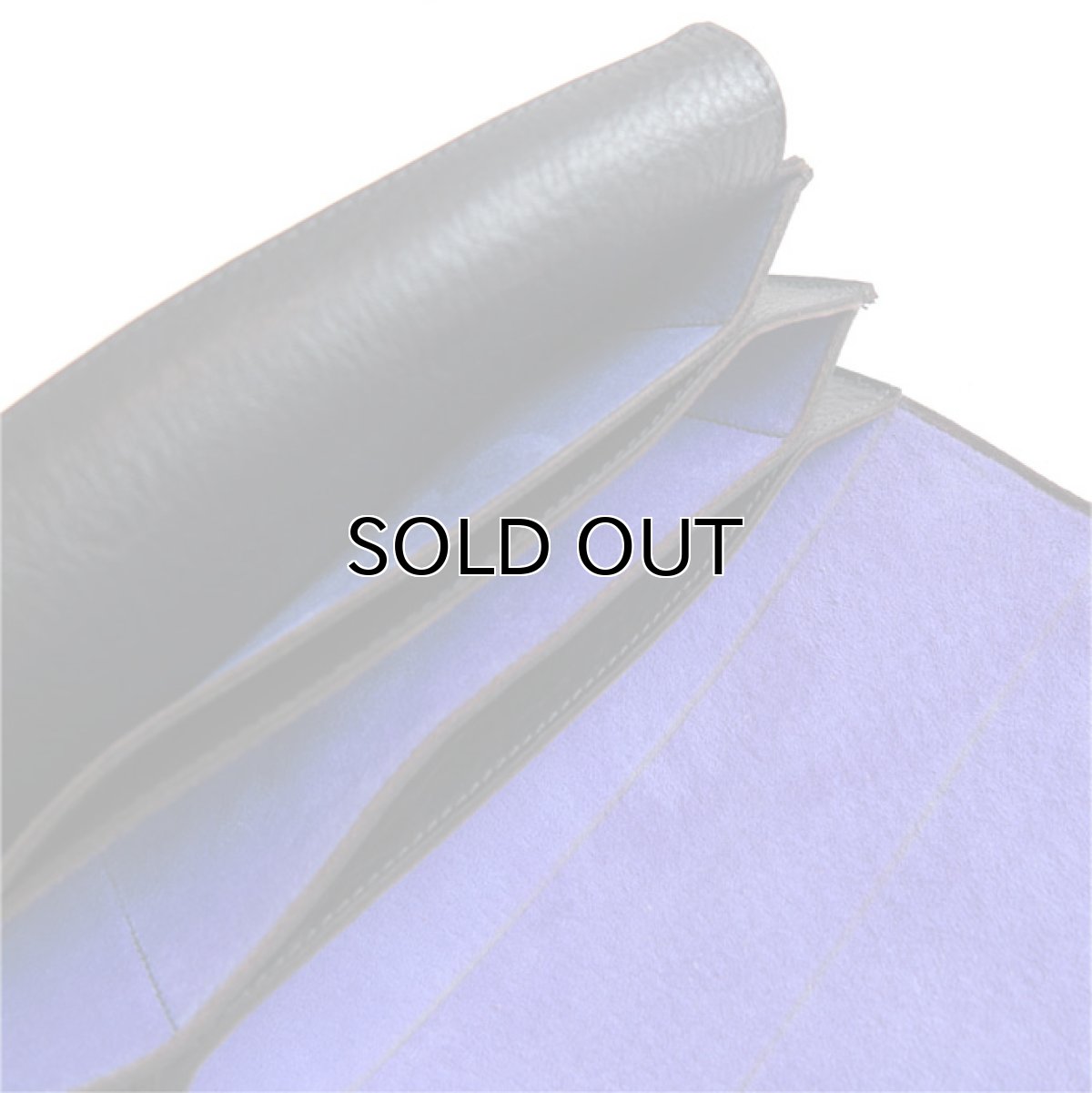 画像9: "JUTTA NEUMANN" Leather Wallet "the Waiter's Wallet"  color : Black / Violet　長財布 (9)