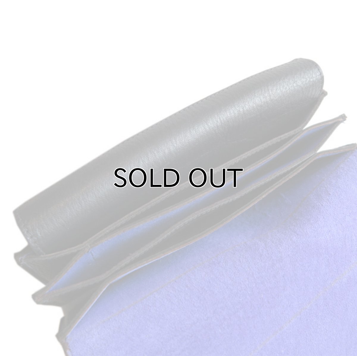 画像7: "JUTTA NEUMANN" Leather Wallet "the Waiter's Wallet"  color : Black / Violet　長財布 (7)