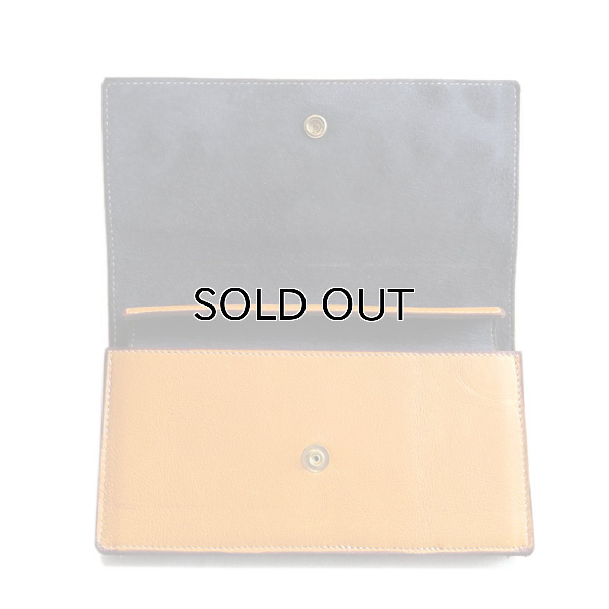 画像5: "JUTTA NEUMANN" Leather Wallet "the Waiter's Wallet"  color : Mustard / Charcoal　長財布 (5)