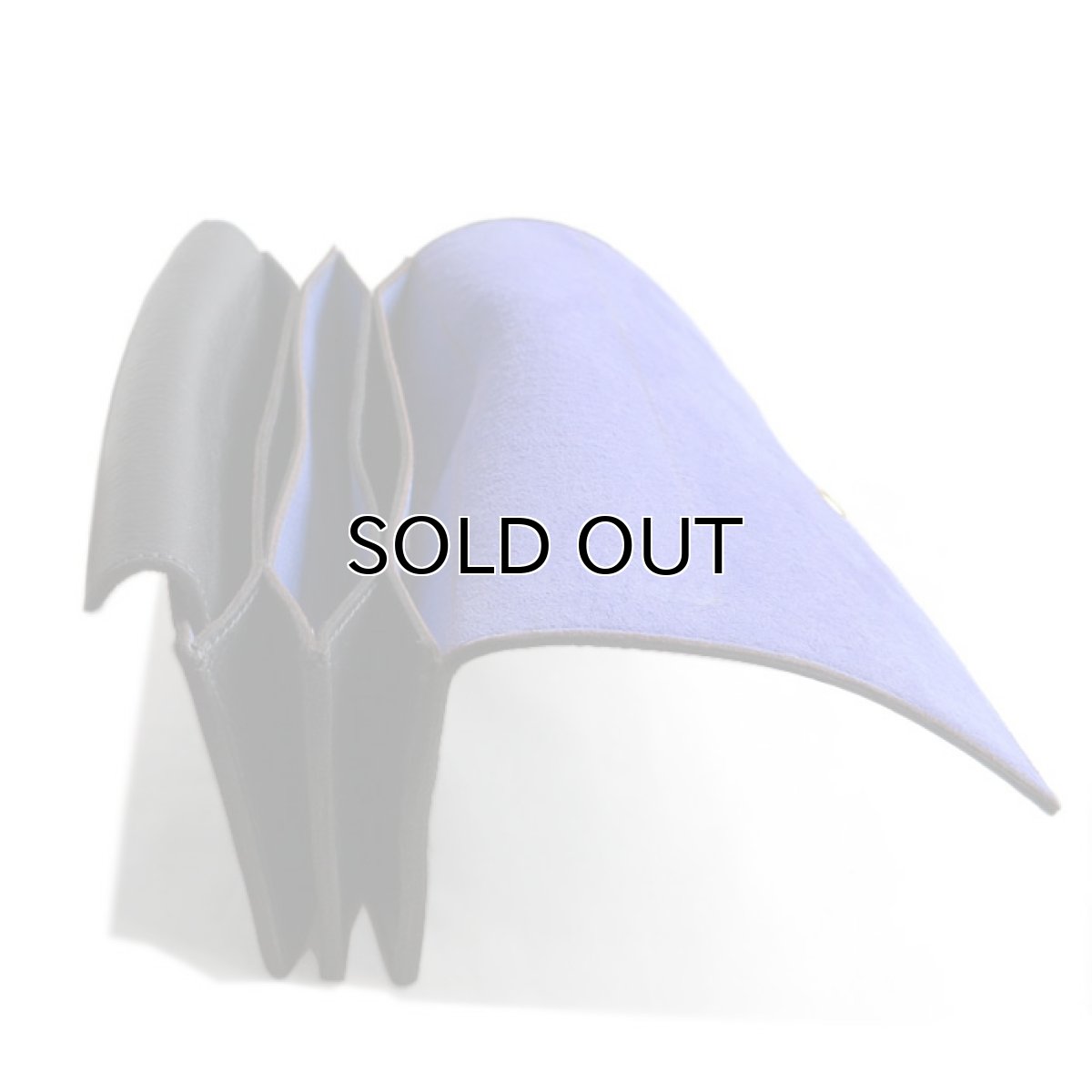 画像6: "JUTTA NEUMANN" Leather Wallet "the Waiter's Wallet"  color : Black / Violet　長財布 (6)