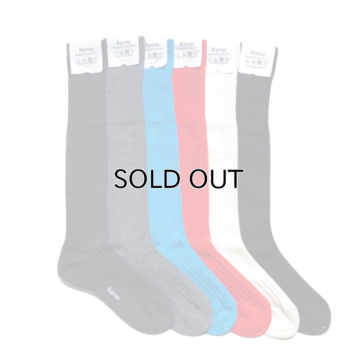 画像2: Riprap "Nz Merino Long Hose Socks"　size MEN'S FREE (25~27cm) (2)