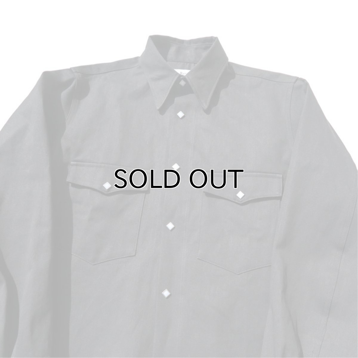 画像6: Riprap "Long Point Short Length Western Shirts" the poem exclusive　color : TYPE BLACK (6)