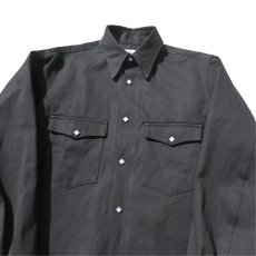 画像6: Riprap "Long Point Short Length Western Shirts" the poem exclusive　color : TYPE BLACK (6)