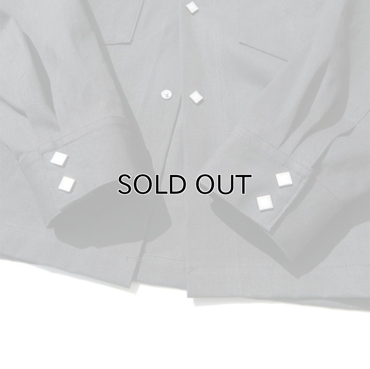 画像7: Riprap "Long Point Short Length Western Shirts" the poem exclusive　color : TYPE BLACK (7)