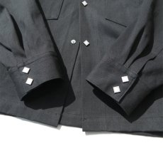 画像7: Riprap "Long Point Short Length Western Shirts" the poem exclusive　color : TYPE BLACK (7)