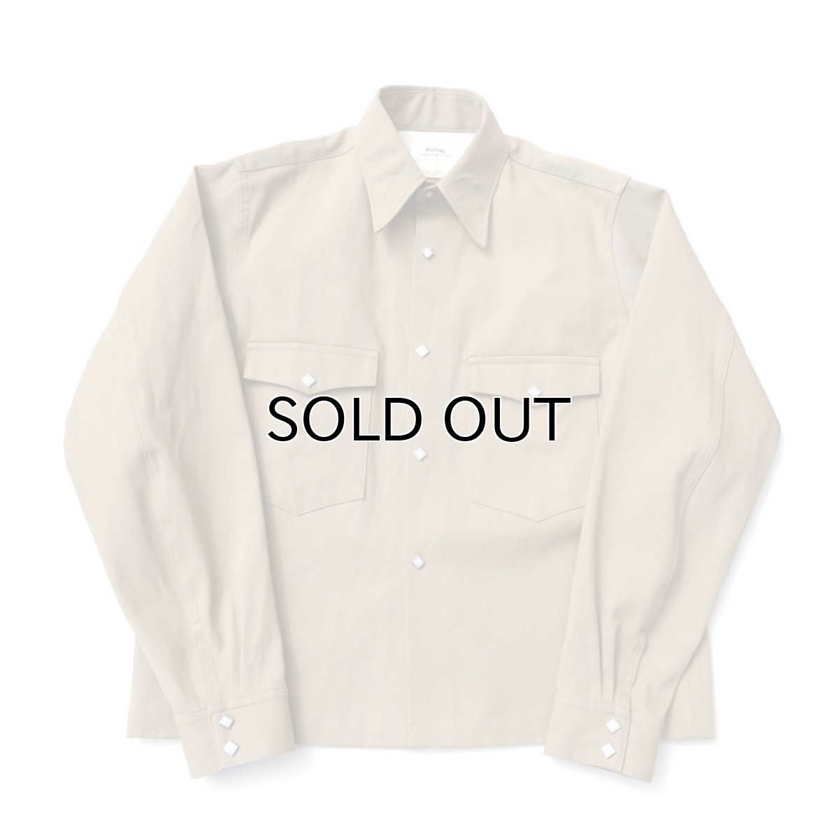 画像3: Riprap "Long Point Short Length Western Shirts" color :KHAKI (3)