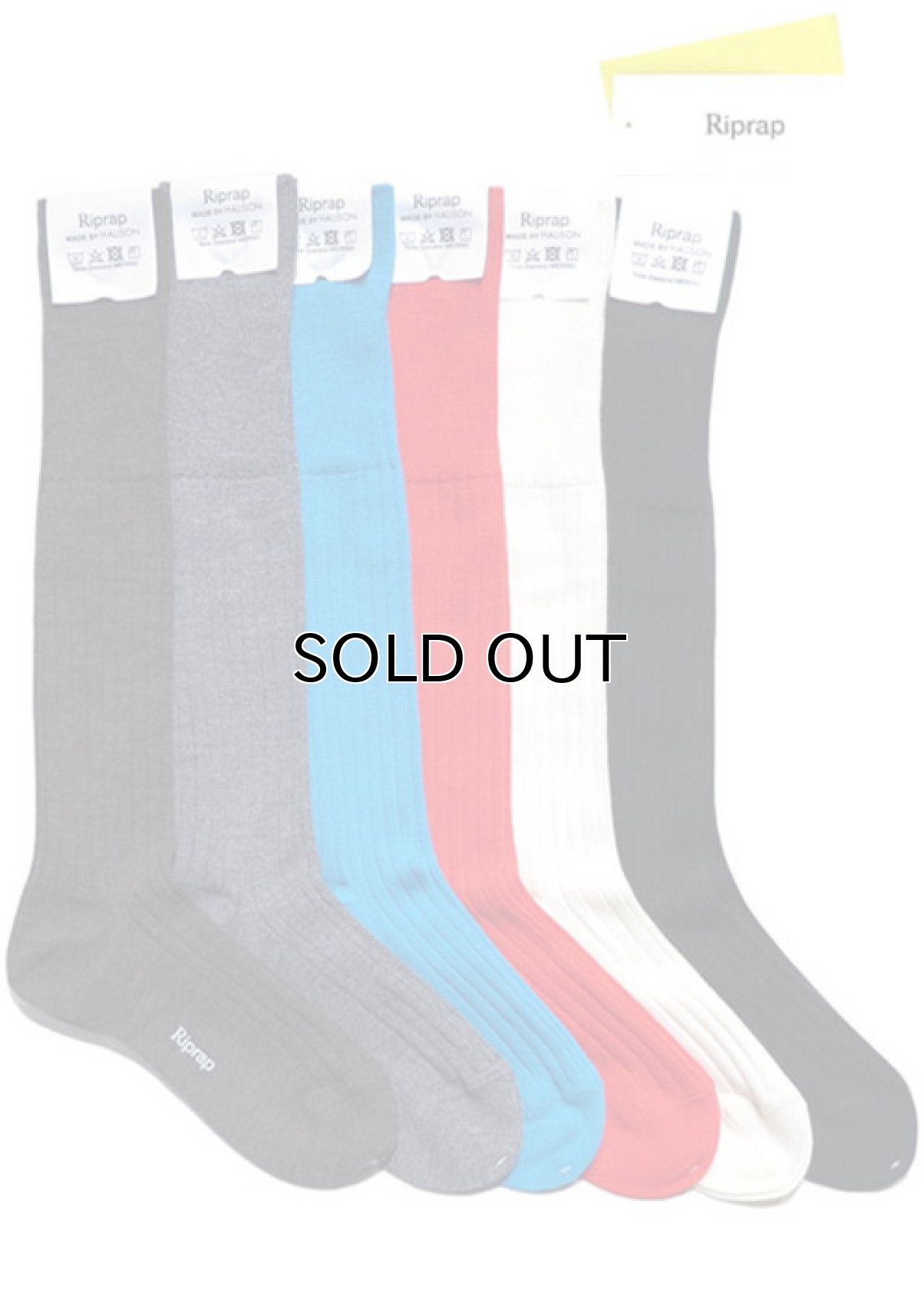 画像1: Riprap "Nz Merino Long Hose Socks"　size MEN'S FREE (25~27cm) (1)