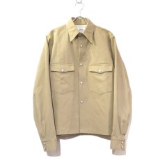 画像2: Riprap "Long Point Short Length Western Shirts"　color :KHAKI (2)